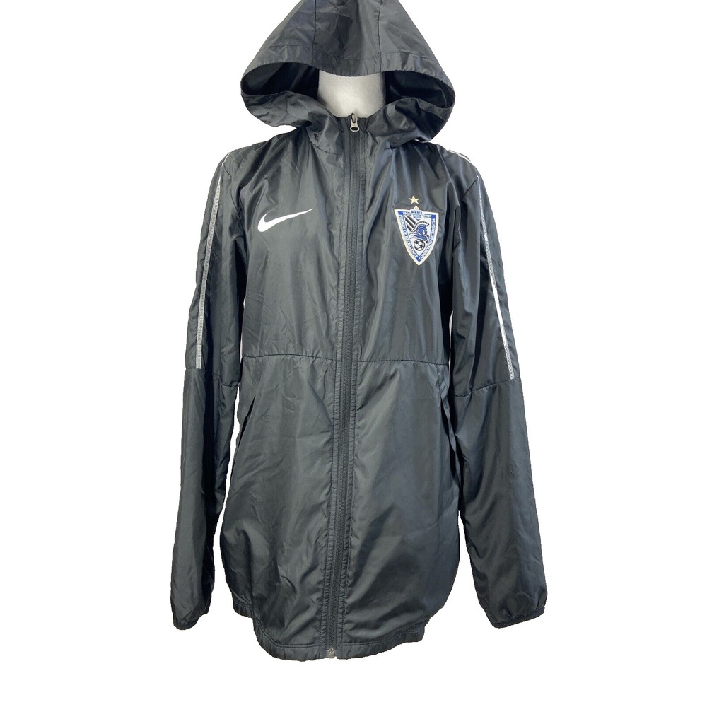 Nike Windbreaker Jacket Womens Small Black Soccer Team Suwon Samsung Bluewings H